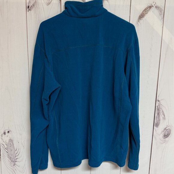 Patagonia Micro D® 1/4-Zip Pullover Men’s Large Blue Lightweight Fleece EUC - Picture 3 of 9